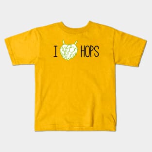 I LOVE HOPS Kids T-Shirt